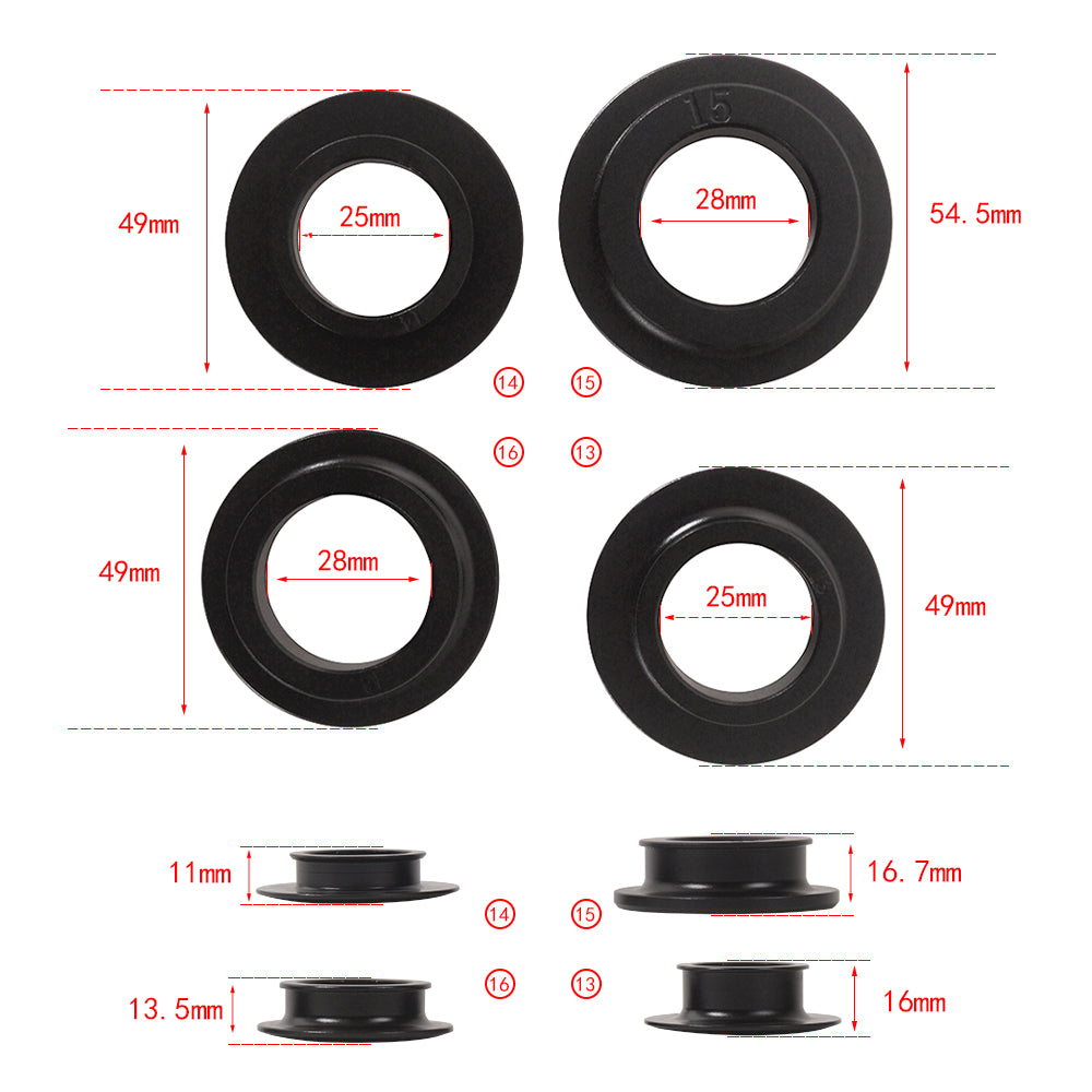 RaceReady Honda CBR1000RR 2022 Captive Wheel Spacers