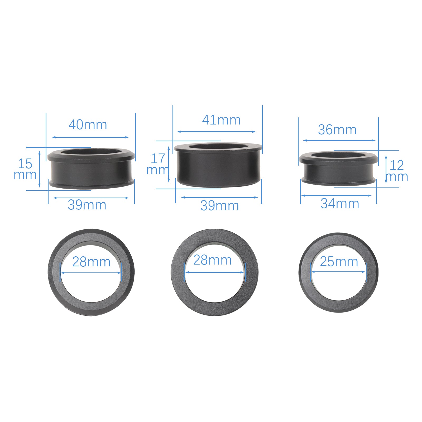 RaceReady SUZUKI GSX-R600/750 2006-2010 Captive Wheel Spacers